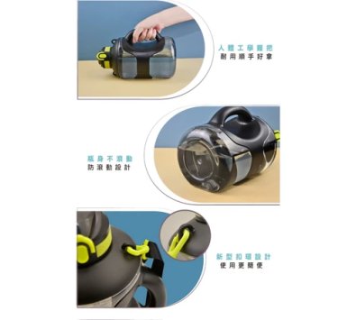 《御膳坊》健身運動酷涼壺2200ML-水壺 運動水壺 吸管壺 大容量