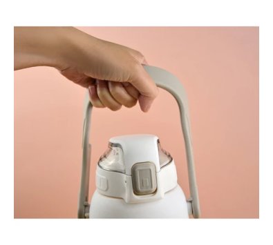 《御膳坊》可提式手機架彈蓋水壺1600ml-----彈蓋水壺 大容量水壺 運動水壺 水瓶 大手把水壺