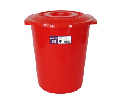 萬年桶 中(附蓋子) -----儲水桶.營業用垃圾桶.萬能桶