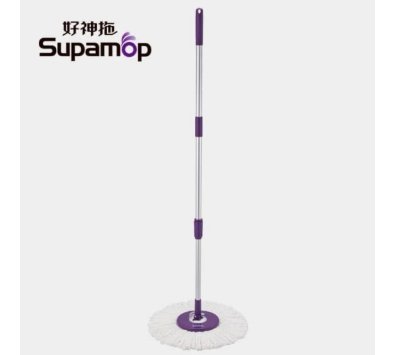 【FS01】好神拖手壓式拖把架(2節式 / 布+吊盒)