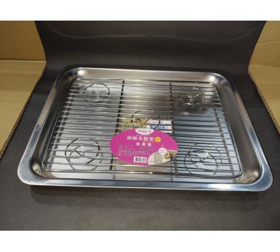 白鐵茶盤架(線條狀)------長方盤 長方淺方盤 托盤 白鐵方盆 茶盤層