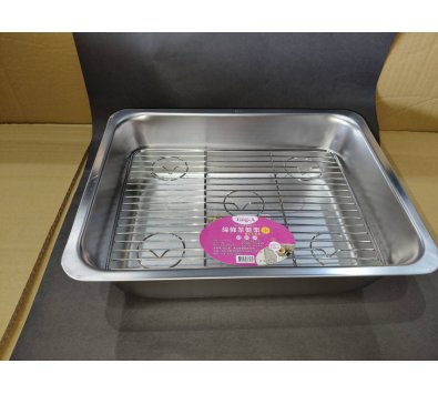 白鐵茶盤架(線條狀)------長方盤 長方淺方盤 托盤 白鐵方盆 茶盤層