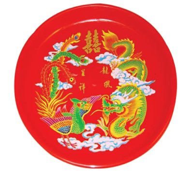 **好幫手生活雜鋪** 龍鳳茶皿(11吋/33公分)