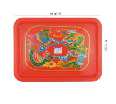 **好幫手生活雜鋪** 吉祥方皿(印花)