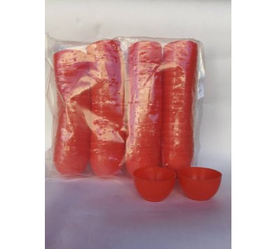 拜拜用紅色大深敬酒杯