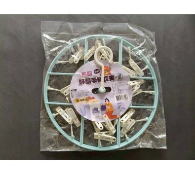 **好幫手生活雜鋪** 熊圓好幫手曬衣夾