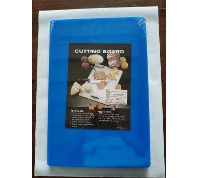 **好幫手生活雜鋪** 30x45x2cm塑膠砧板 藍色