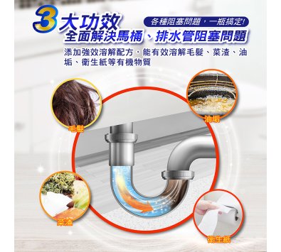 **好幫手生活雜鋪** 妙管家水管疏通劑