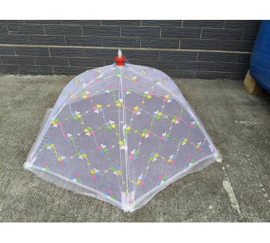 **好幫手生活雜鋪** 珠花白色布花桌蓋(大or中)