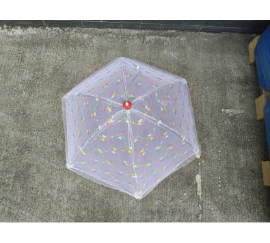 **好幫手生活雜鋪** 珠花白色布花桌蓋(大or中)