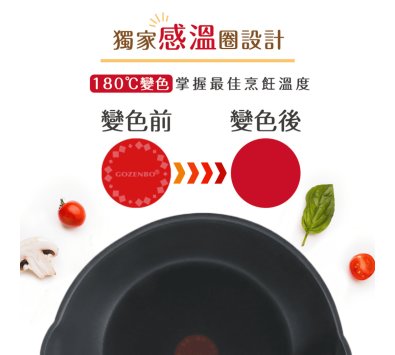 御膳坊30公分感溫IH深炒鍋