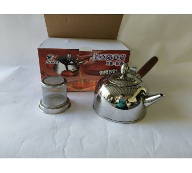 美亞單把隨意壺＃304附網680cc