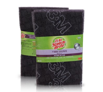 3M百利968S鋼絨白鐵菜瓜布(1束10片入or1捲60入)