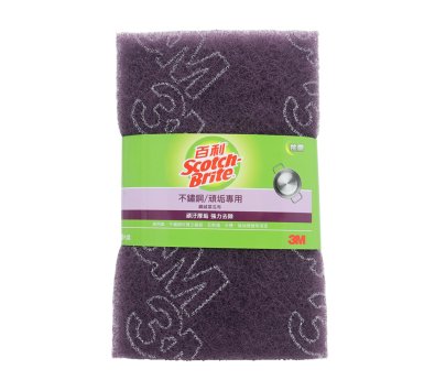 3M百利968S鋼絨白鐵菜瓜布(1束10片入or1捲60入)