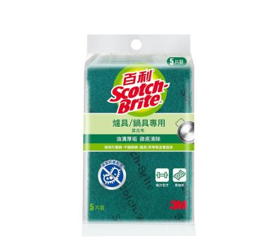 3M百利5入小綠菜瓜布