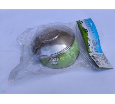 斑馬ST蓋兒童碗 白鐵 附湯匙