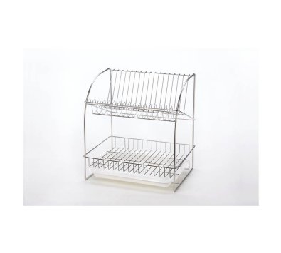 **好幫手生活雜鋪＆勁讚生活百貨**皇家不鏽鋼大型雙層碗盤架K983