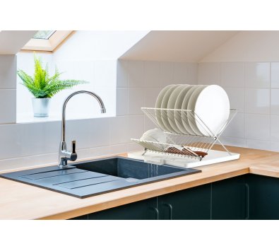 **好幫手生活雜鋪＆勁讚生活百貨**皇家摺疊碗盤瀝水架K1020