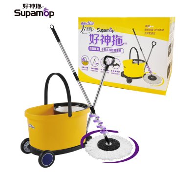 **好幫手生活雜鋪＆勁讚生活百貨**【FS01】好神拖 L740商用拖把組-1拖1桶2布